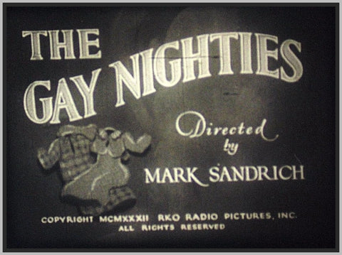 THE GAY NIGHTIES - 1933 - BOBBY CLARK - RARE DVD