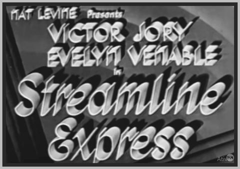 STREAMLINE EXPRESS - 1935 - VICTOR JORY - RARE DVD