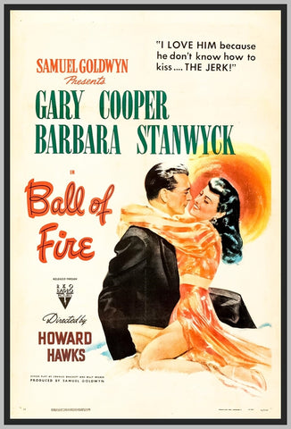 BALL OF FIRE - COLORIZED - 1941 - GARY COOPER - RARE DVD