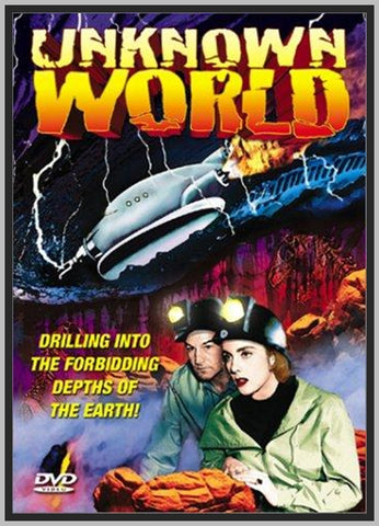 THE UNKNOW WORLD - 1951 - COLORIZED - JIM BANNON - RARE DVD