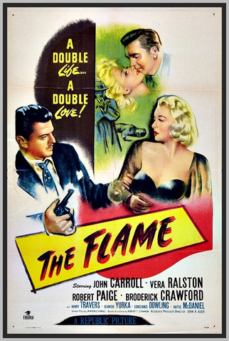 THE FLAME - COLORIZED - 1947 - JOHN CARROLL - RARE DVD