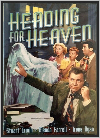 HEADING FOR HEAVEN - 1947 - COLORIZED - STUART ERWIN - RARE DVD