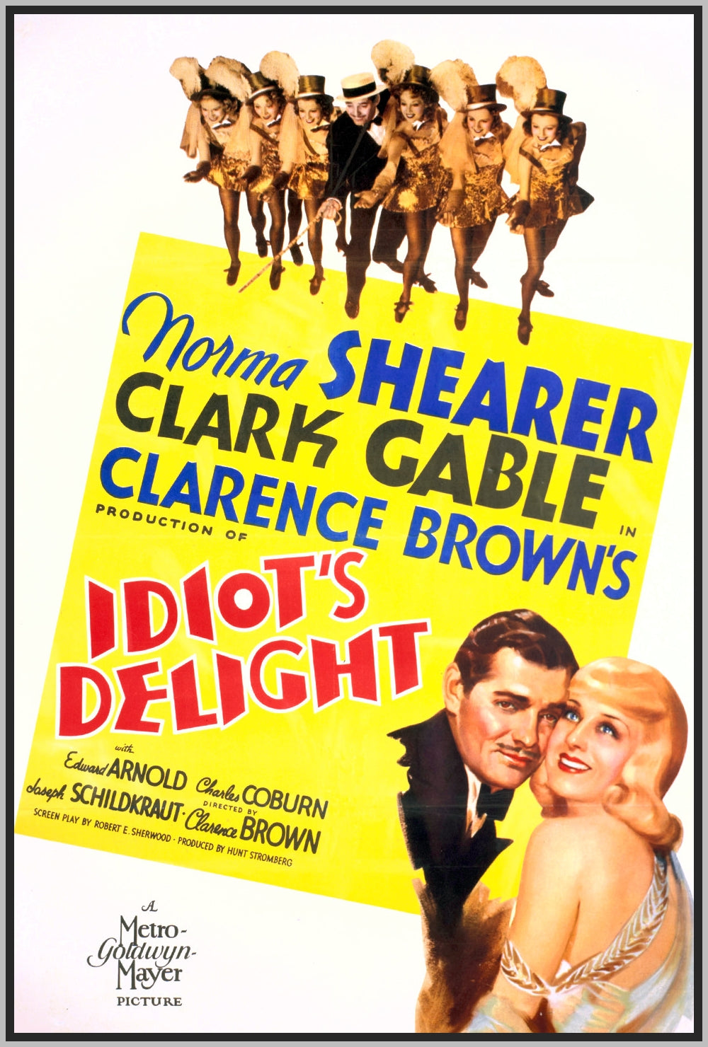 IDIOT'S DELIGHT - COLORIZED - 1939 - CLARK GABLE - RARE DVD – TV Museum ...