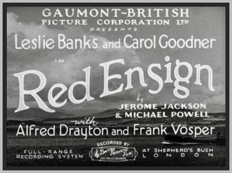 RED ENSIGN - 1934 - LESLIE BANKS - RARE DVD