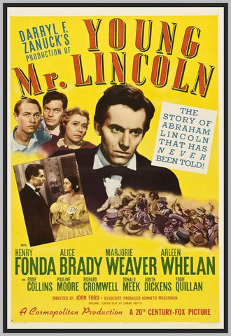 YOUNG MR. LINCOLN - 1939 - COLORIZED - HENRY FONDA - RARE DVD