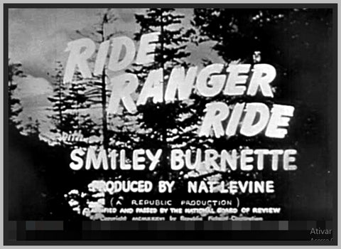 RIDE, RANGER, RIDE - 1936 - GENE AUTRY - RARE DVD