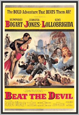 BEAT THE DEVIL - 1953 - COLORIZED - JENNIFER JONES - RARE DVD