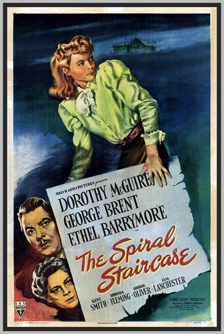 THE SPIRAL STAIRCASE - COLORIZED - 1946 - DOROTHY MCGUIRE - RARE DVD