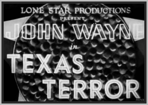 TEXAS TERROR - 1935 - JOHN WAYNE - RARE DVD