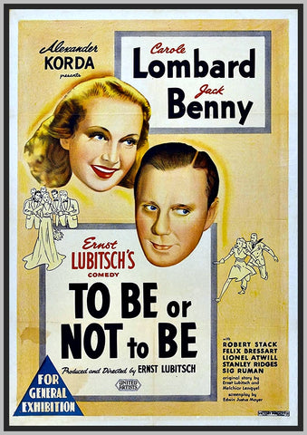 TO BE OR NOT TO BE - 1942 - COLORIZED - CAROLE LOMBARD - RARE DVD