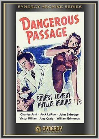 DANGEROUS PASSAGE - 1944 - COLORIZED - ROBERT LOWERY - RARE DVD