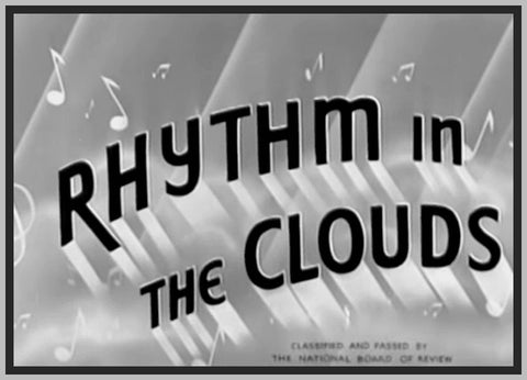 RHYTHM IN THE CLOUDS - 1937 - PATRICIA ELLIS - RARE DVD