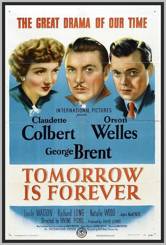 TOMORROW IS FOREVER - 1946 - COLORIZED - CLAUDETTE COLBERT - RARE DVD