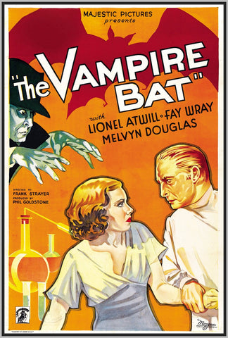 THE VAMPIRE BAT - 1933 - COLORIZED - FAY WRAY - RARE DVD