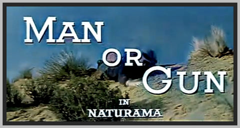 MAN OR GUN - 1958 - MACDONALD CAREY - JAMES CRAIG - COLORIZED - RARE DVD