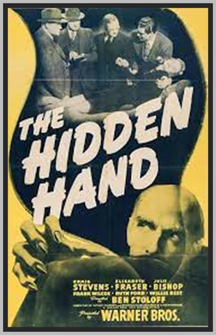 THE HIDDEN HAND - 1942 - COLORIZED - CRAIG STEVENS - RARE DVD