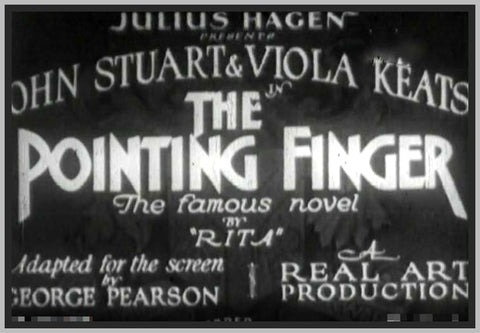 THE POINTING FINGER - 1933 - JOHN STUART - RARE DVD