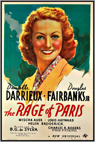THE RAGE OF PARIS - 1938 - DANIELLE DARRIEUX - RARE DVD