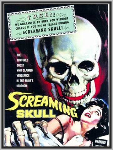 THE SCREAMING SKULL - 1958 - COLORIZED - JOHN HUDSON - RARE DVD