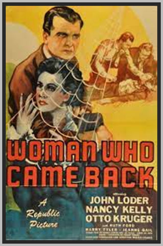 WOMAN WHO CAME BACK - 1945 - COLORIZED - JOHN LODER - RARE DVD