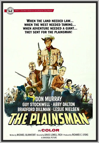 THE PLAINSMAN - COLORIZED - 1966 - DON MURRAY - RARE DVD