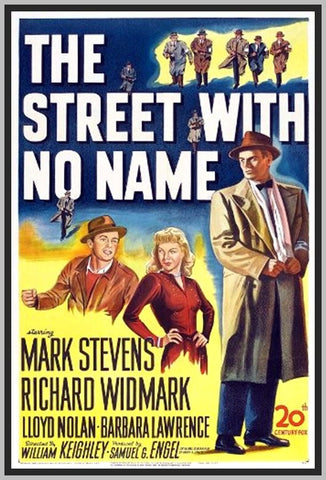 THE STREET WITH NO NAME - 1948 - COLORIZED - LLOYD NOLAN - RARE DVD