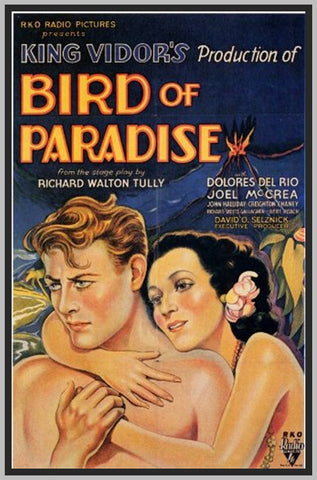 BIRD OF PARADISE - 1932 - COLORIZED - DOLORES DEL RIO - RARE DVD