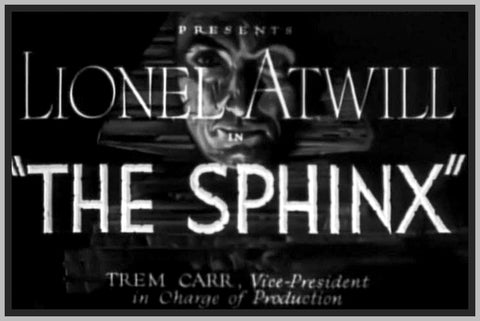 THE SPHINX - 1933 - SHEILA TERRY - RARE DVD