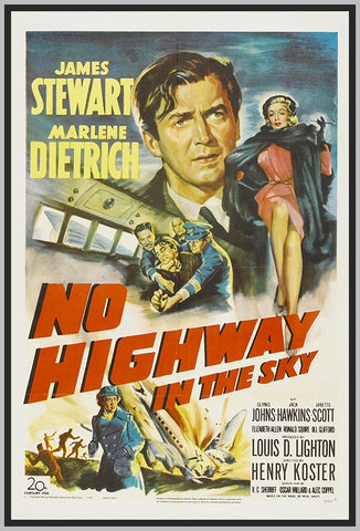 NO HIGHWAY IN THE SKY - 1951 - COLORIZED - JAMES STEWART