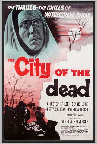 THE CITY OF THE DEAD - 1960 - CHRISTOPHER LEE - COLORIZED - RARE DVD