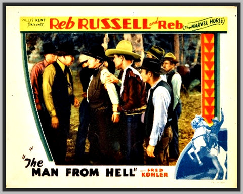 THE MAN FROM HELL - 1934 - REB RUSSELL - RARE DVD