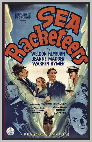 SEA RACKETEERS - 1937 - WELDON HEYBURN - RARE DVD