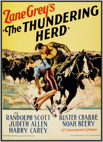 THE THUNDERING HERD - 1933 - RANDOLPH SCOTT - RARE DVD