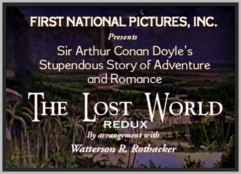 THE LOST WORLD - 1925 - BESSIE LOVE - COLORIZED - RARE DVD