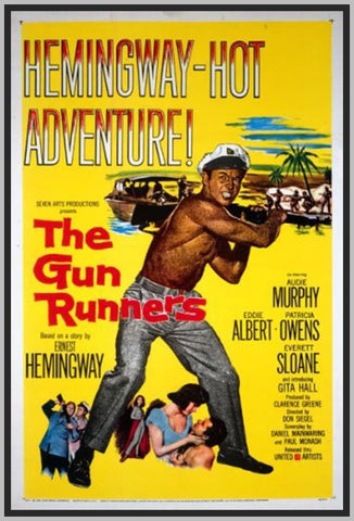 THE GUN RUNNERS - COLORIZED - 1958 - AUDIE MURPHY - RARE DVD