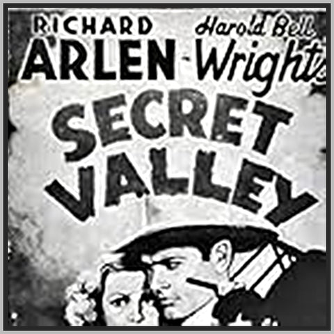 SECRET VALLEY - 1937 - RICHARD ARLEN - RARE DVD