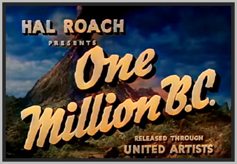 ONE MILLION B.C. - 1940 - VICTOR MATURE - CAROLE LANDIS - COLORIZED - RARE DVD