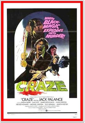 CRAZE (1974) - WITH JACK PALANCE