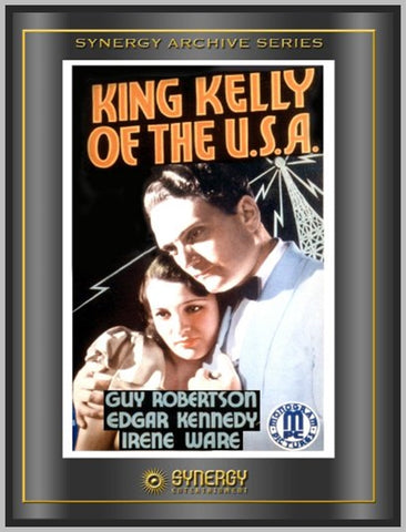 KING KELLY OF THE U.S.A. - 1934 - IRENE WARE - RARE DVD