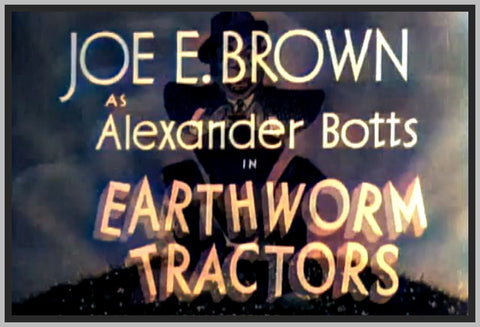 EARTHWORM TRACTORS - 1936 - JOE E. BROWN - COLORIZED - RARE DVD