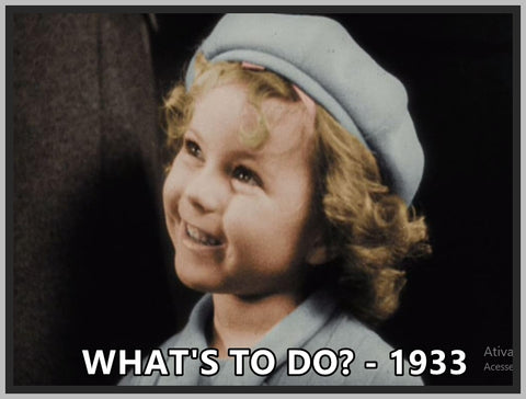 WHAT'S TO DO? - 1933  - SHIRLEY TEMPLE - RARE DVD