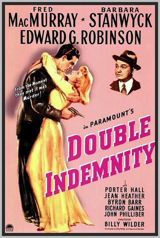 DOUBLE INDEMNITY - COLORIZED - 1944 - RARE DVD