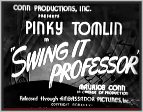 SWING IT PROFESSOR - 1937 - PAULA STONE - RARE DVD