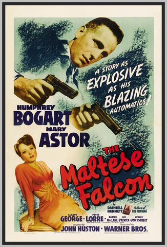 THE MALTESE FALCON - COLORIZED - 1941 - RARE DVD