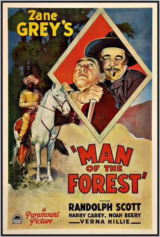 ZANE GREY'S - MAN OF THE FOREST - 1933 - RANDOLPH SCOTT - RARE DVD