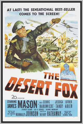 THE DESERT FOX - 1951 - COLORIZED - JAMES MASON