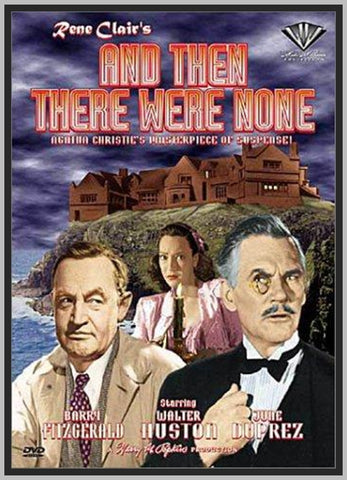 AND THEN THERE WERE NONE - 1945 - COLORIZED - BARRY FITZGERALD - RARE DVD