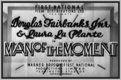 MAN OF THE MOMENT - 1935 - DOUGLAS FAIRBANKS - RARE DVD