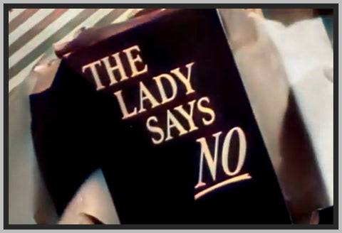 LADY SAYS NO - 1951 - DAVID NIVEN - JOAN CAULFIELD - JAMES ROBERTSON JUSTICE - COLORIZED - RARE DVD