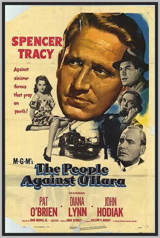 THE PEOPLE AGAINST O'HARA - 1951 - COLORIZED - SPENCER TRACY - RARE DVD